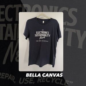 EUC Bella+Canvas Electronics Sustainability Nerd Tee Shirt